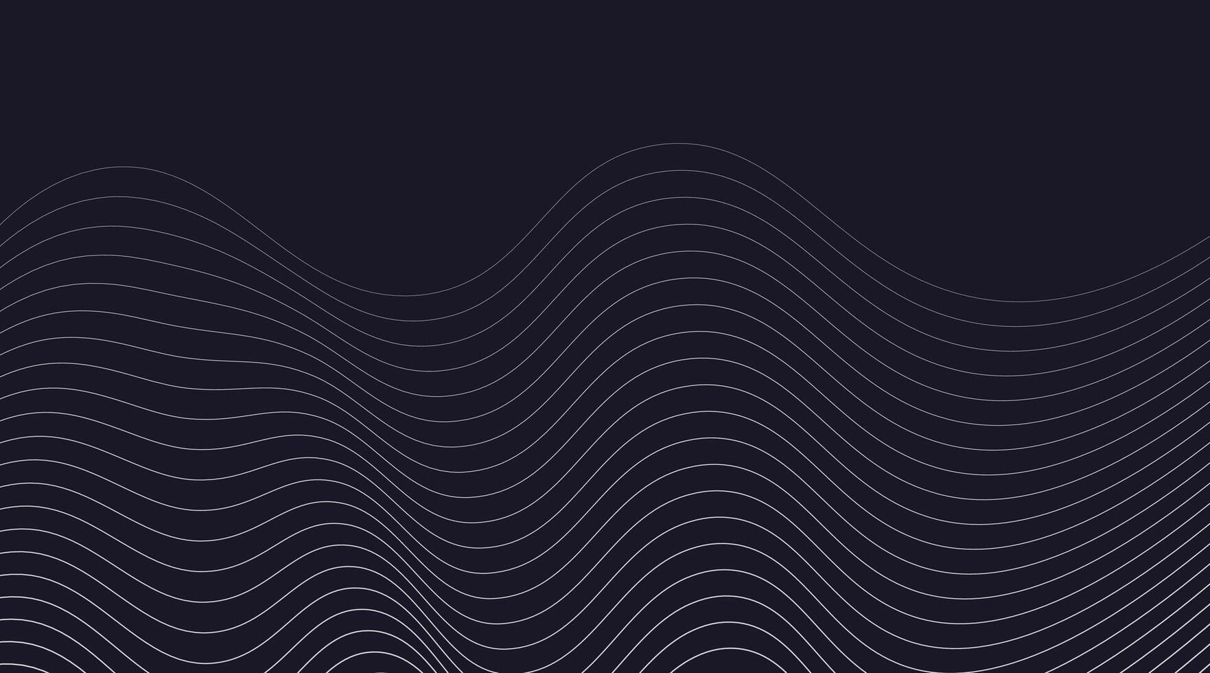 Abstract wave stripes lines pattern on white background vector