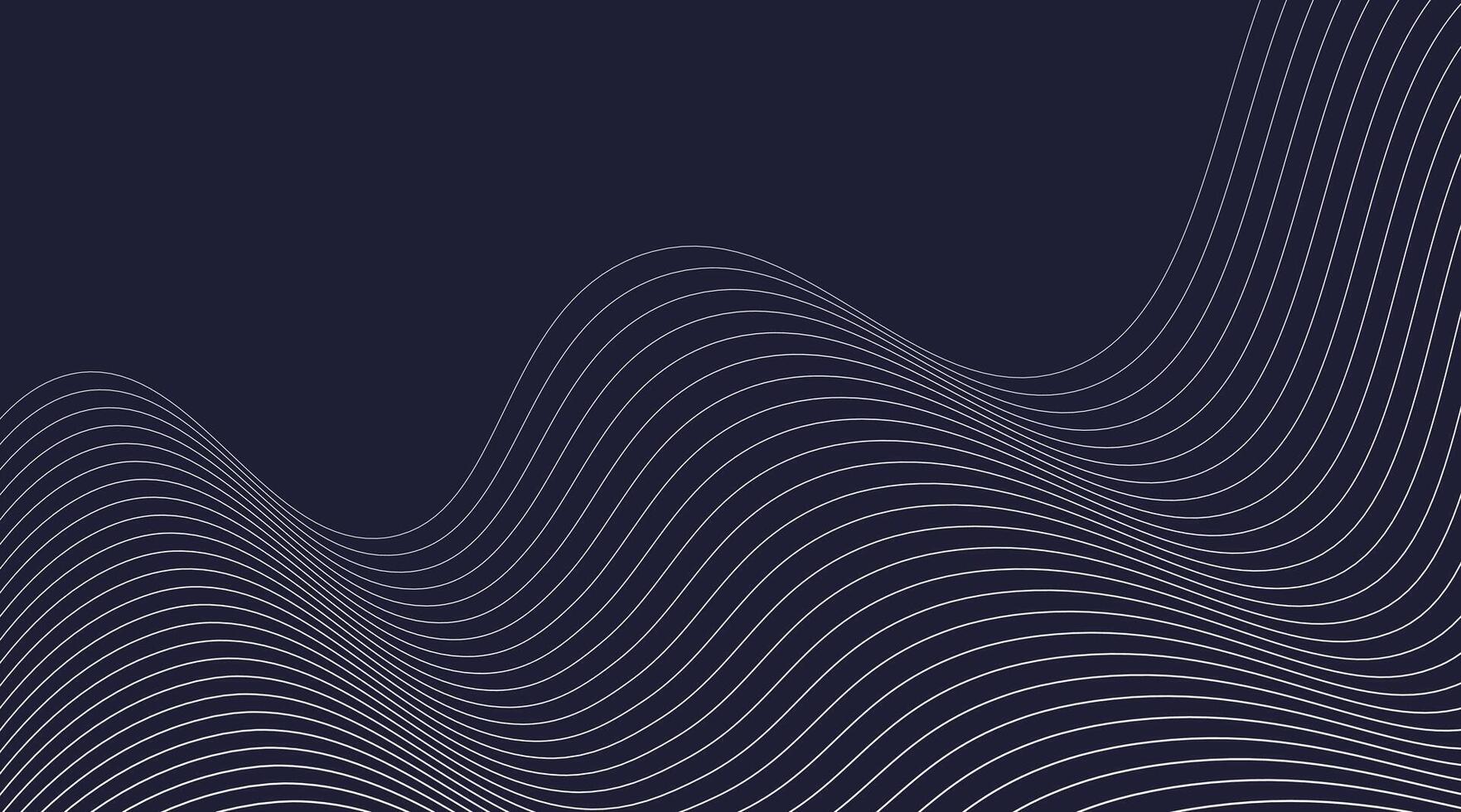 abstract wave, wavy lines illustration vector