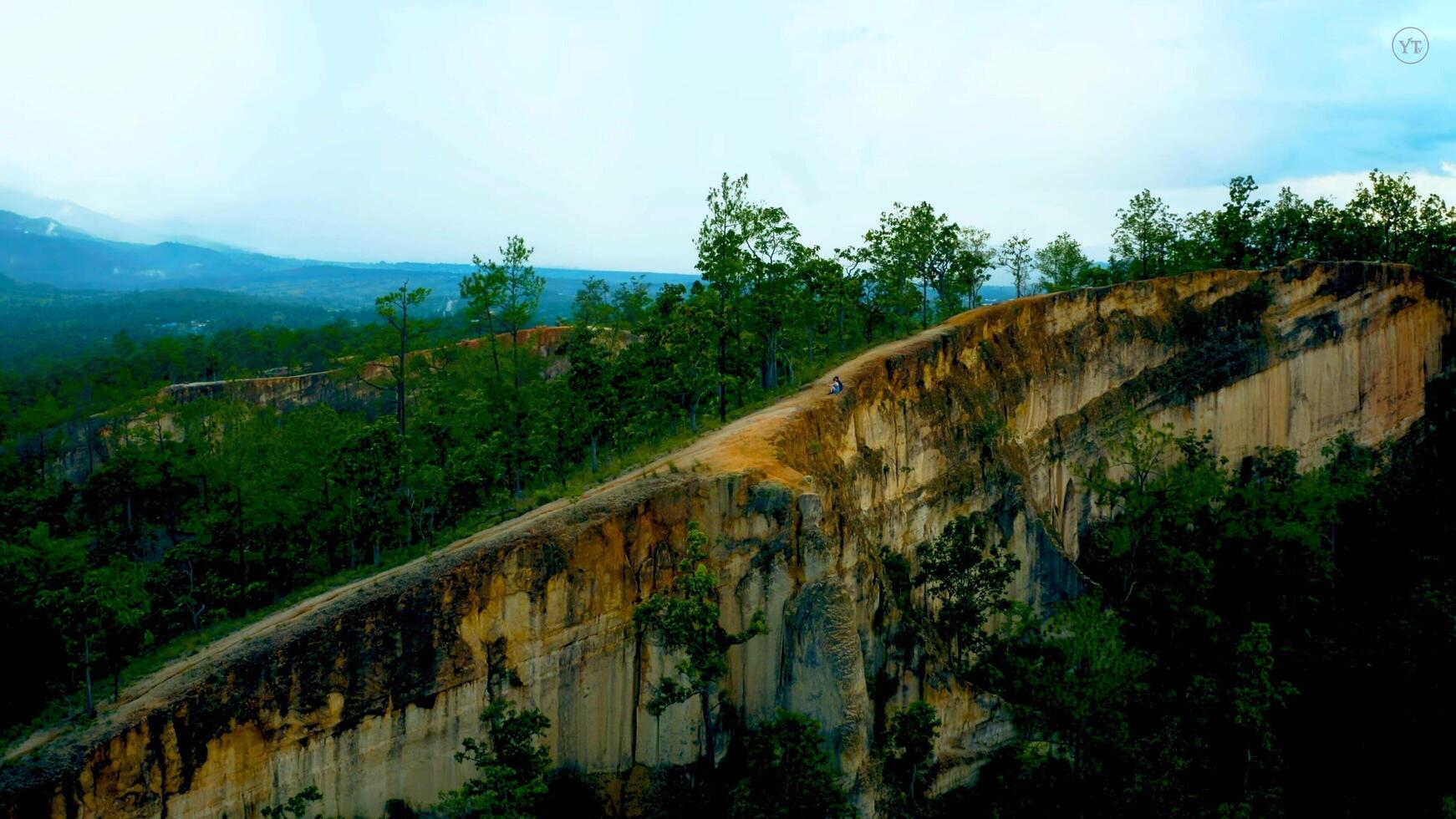 Beautiful Landscape with stone mountains photo