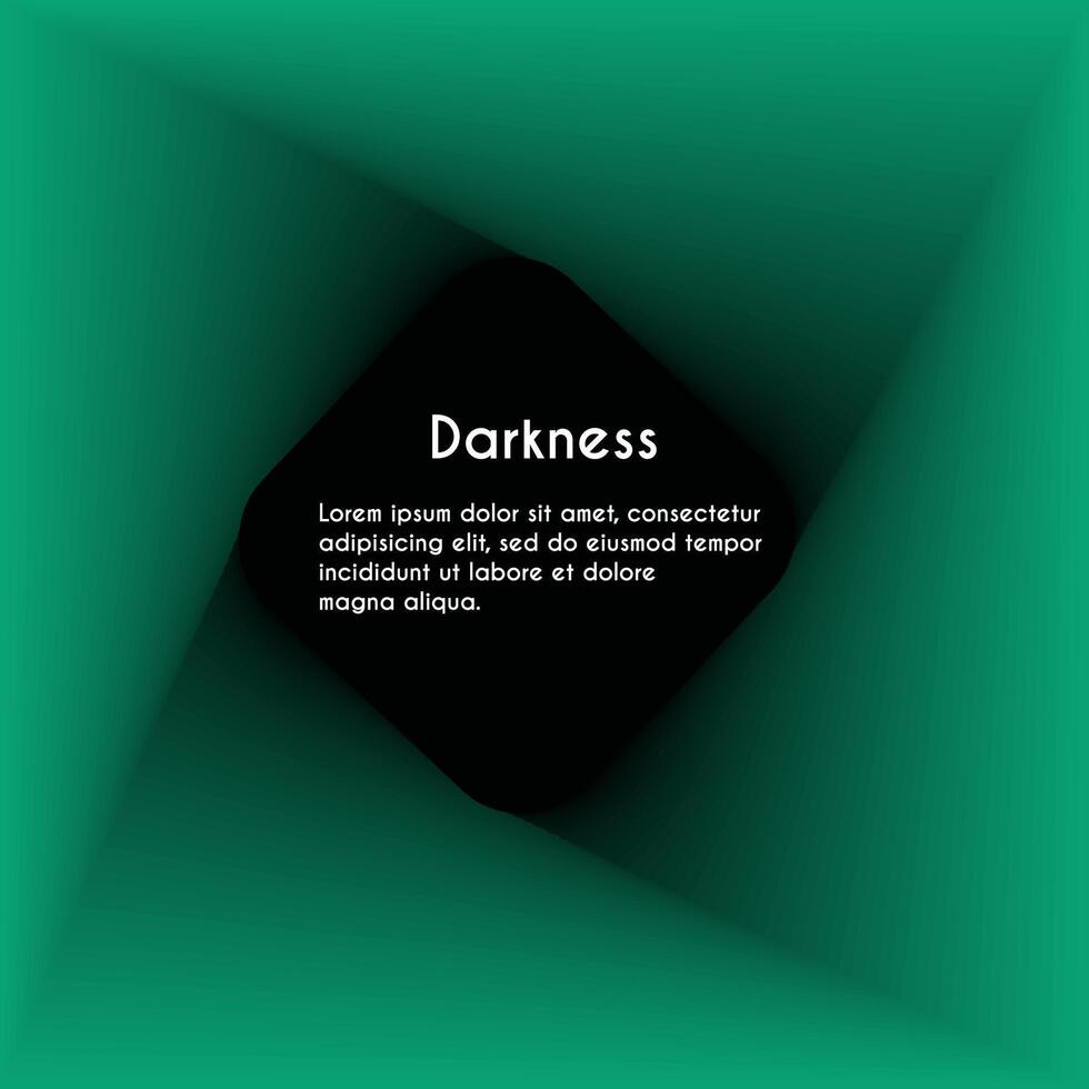 Abstract darkness background with hole vector