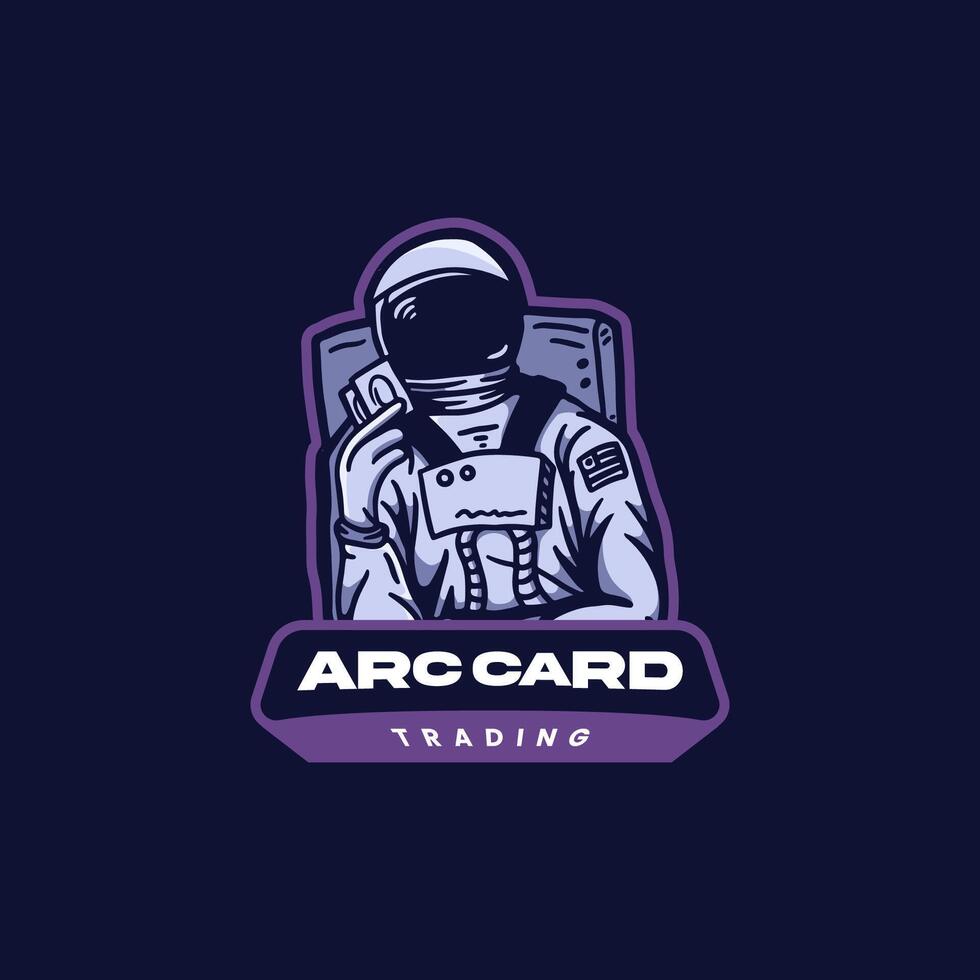 the arc card trading logo vector