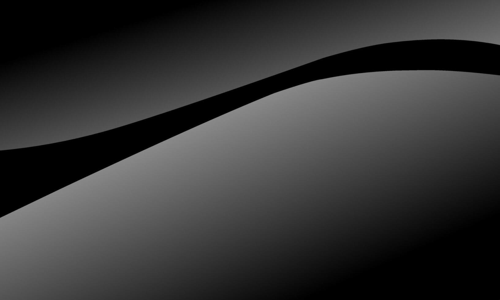 black and white abstract background with curved lines vector