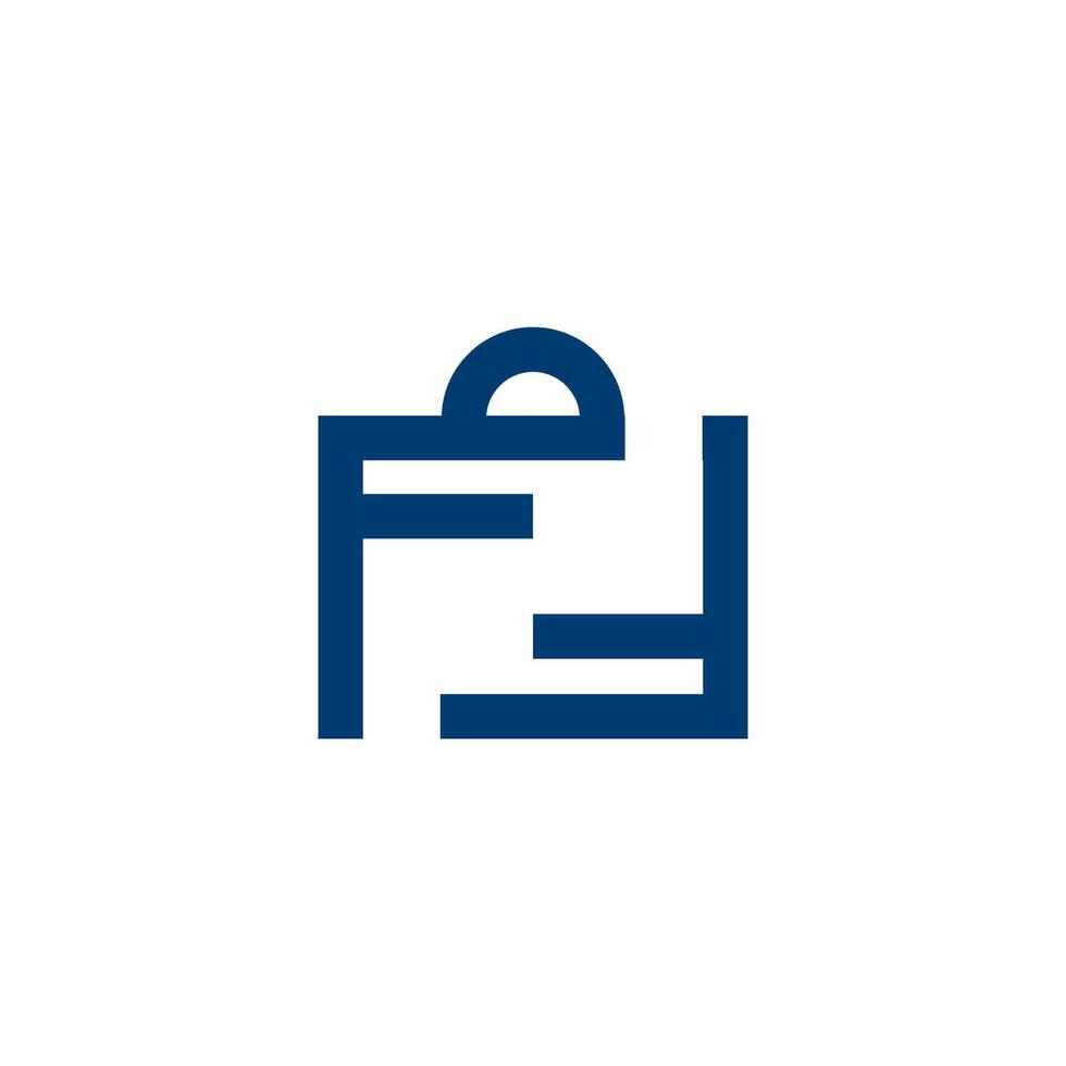 a blue and white logo for a company vector