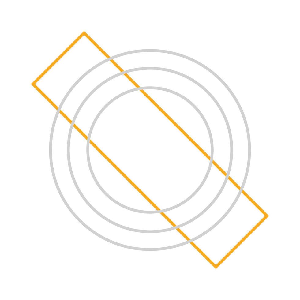 Abstract wireframe geometric shape element vector