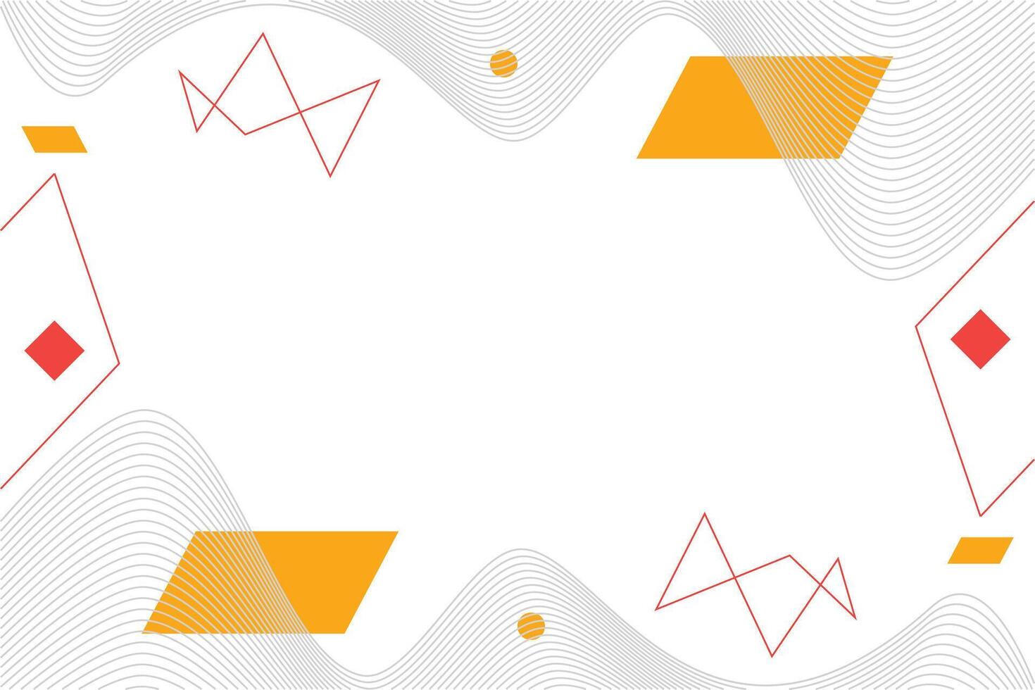 Abstract wireframe geometric shape element background template vector