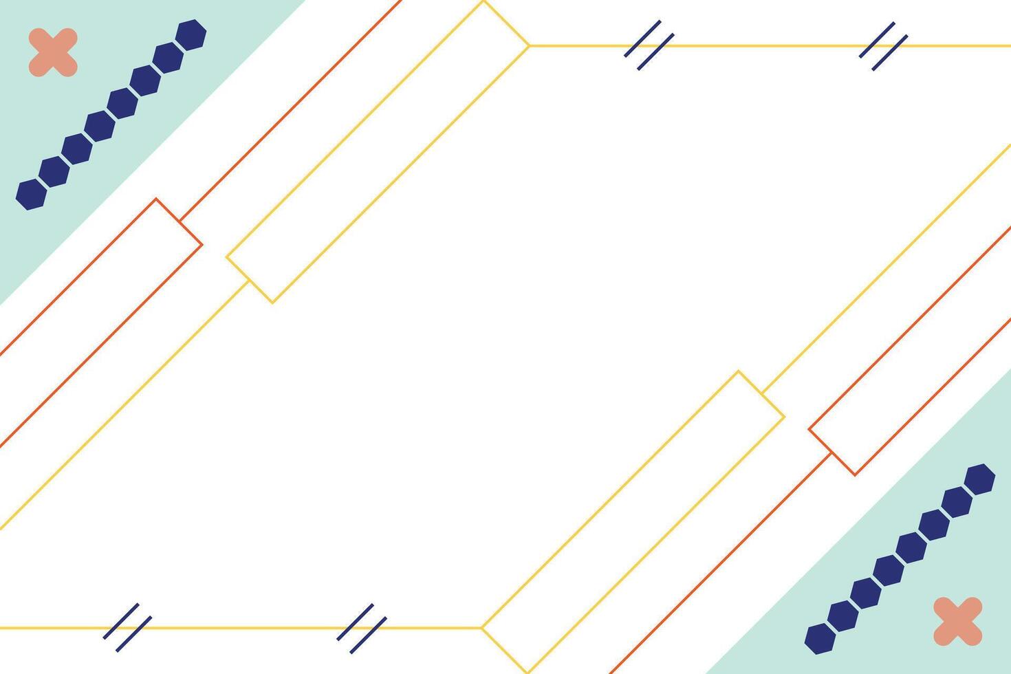 Abstract geometric shape element background template vector