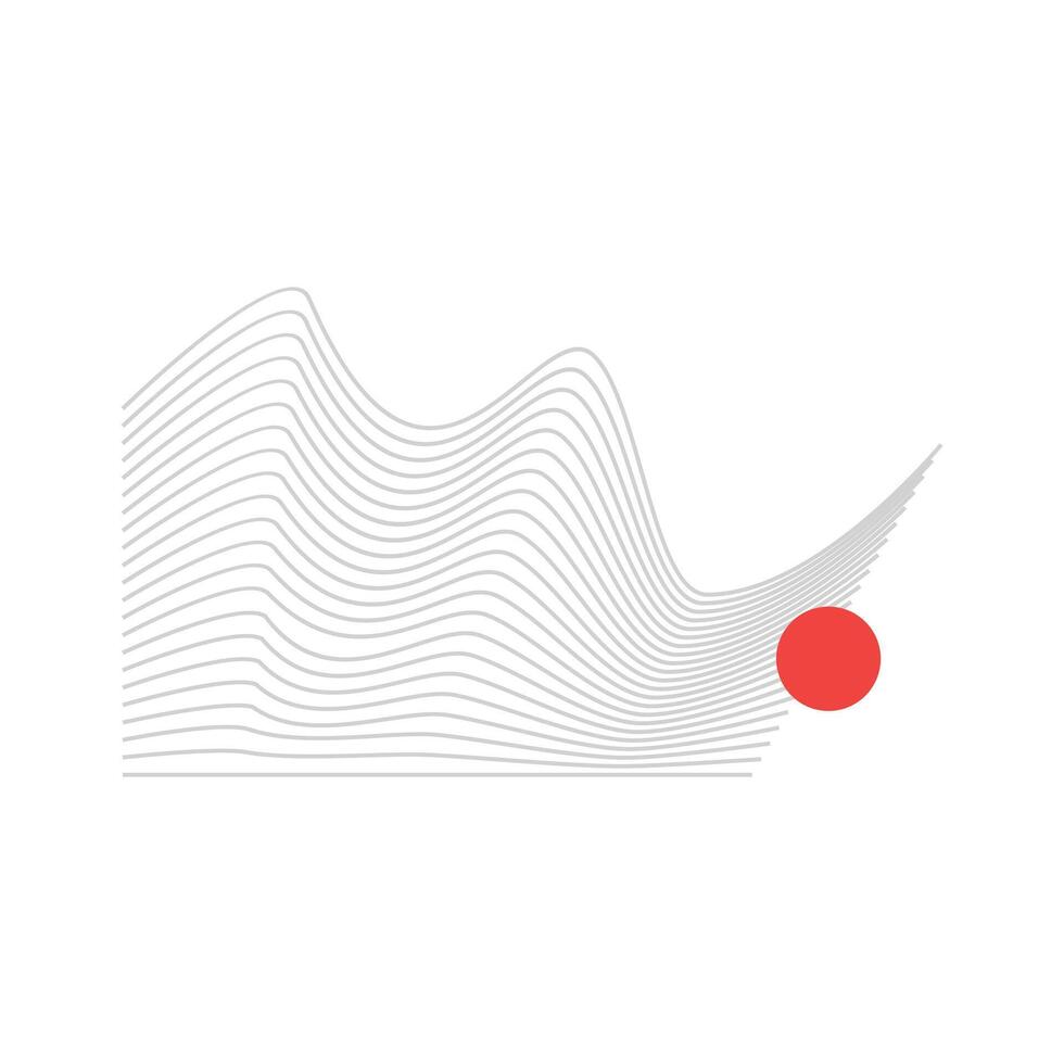 Abstract wireframe geometric shape element vector