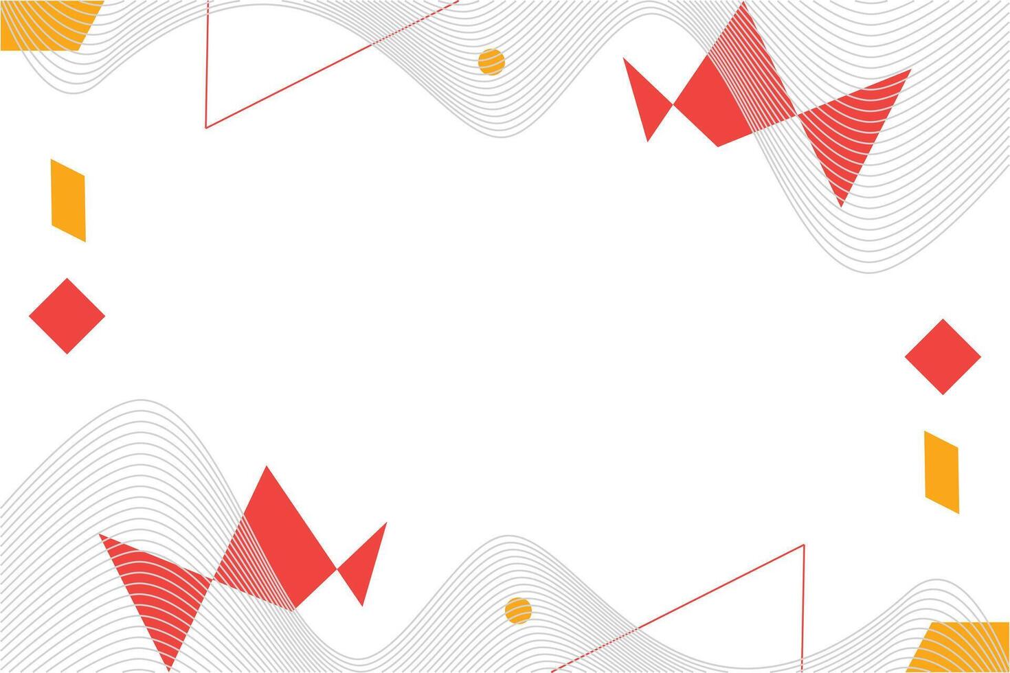 Abstract wireframe geometric shape element background template vector