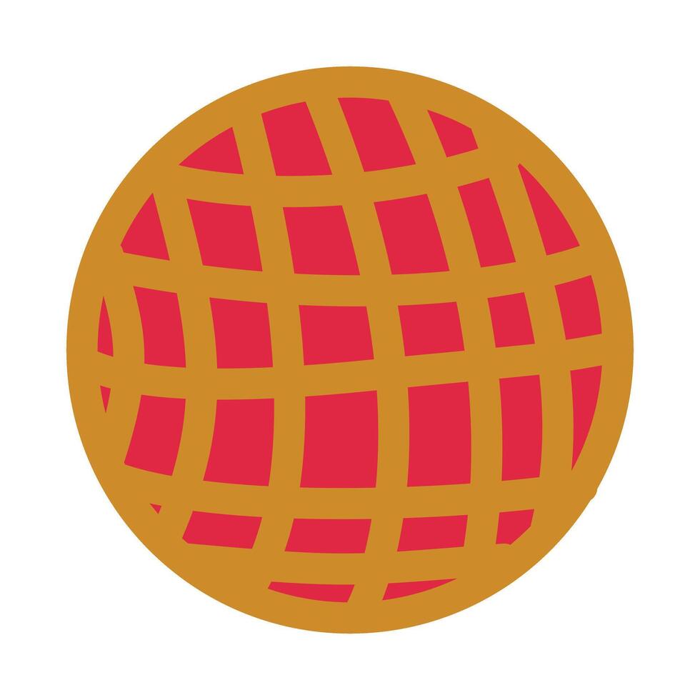 illustration of a pizza bread vector