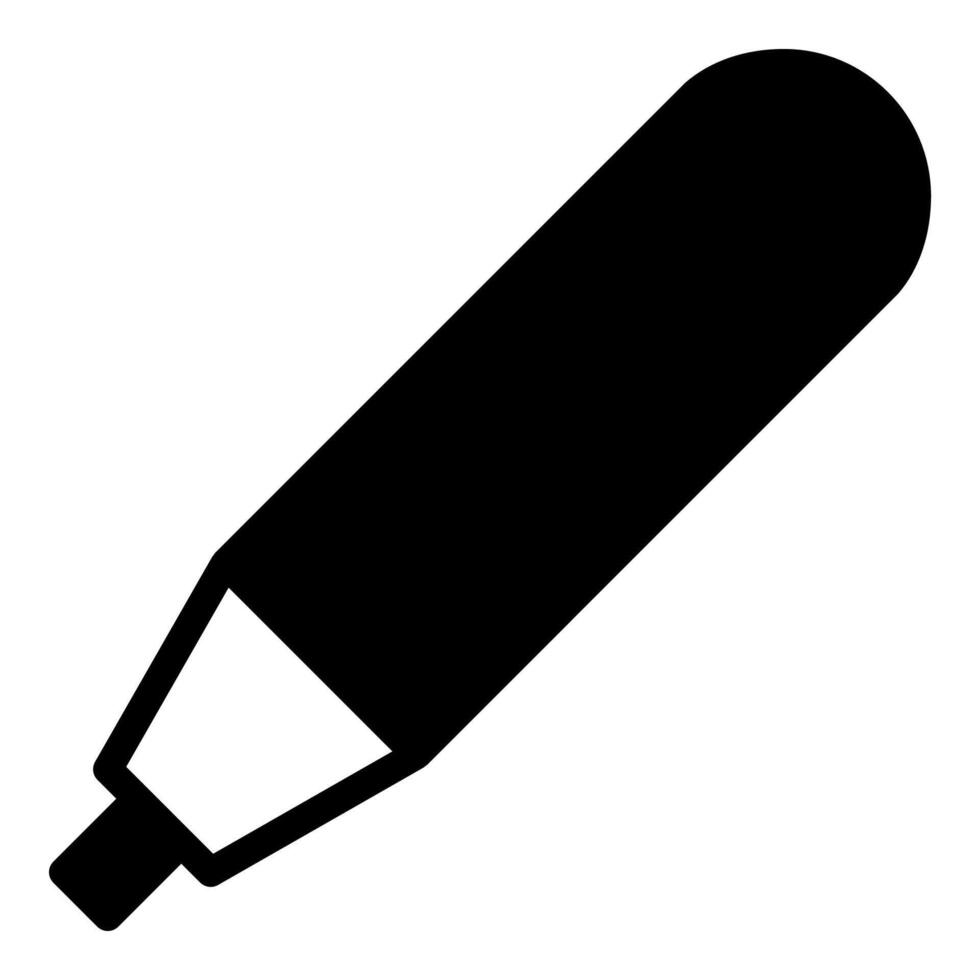 markers icon or logo illustration outline black style vector