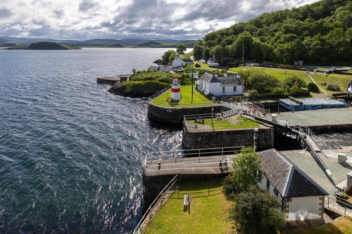 CRINAN, ARGYLL and BUTE, SCOTLAND, UK, MAY 30. View of Crinan in Argyll and Bute, Scotland on May 30, 2024 photo