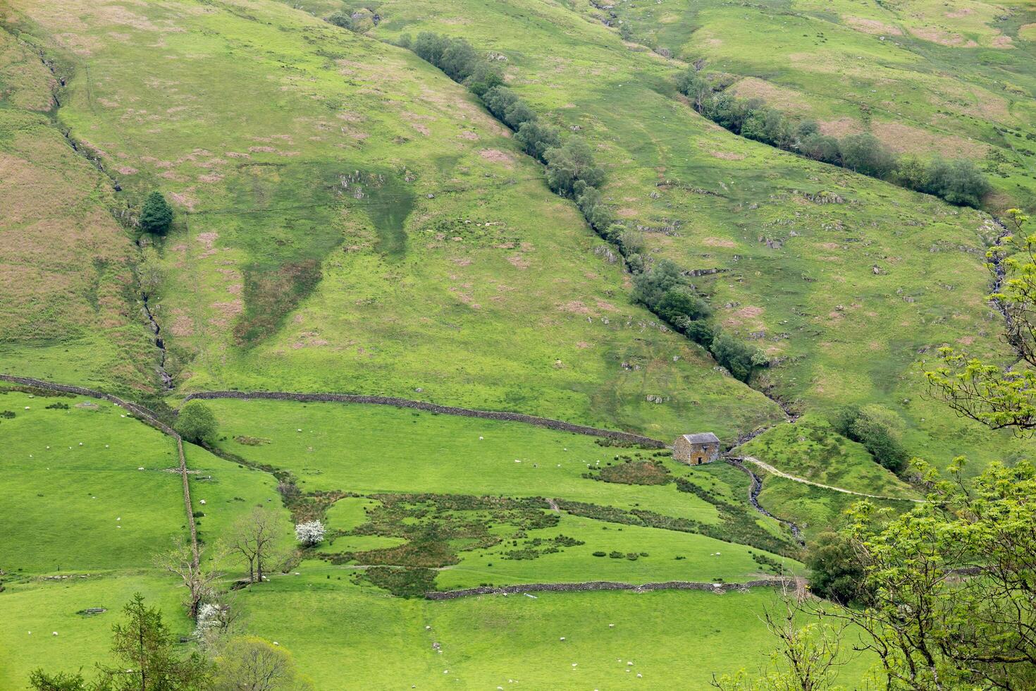 LAKE DISTRICT, CUMBRIA, UK, MAY 20. View of the Lake District in Cumbria on May 20, 2024 photo
