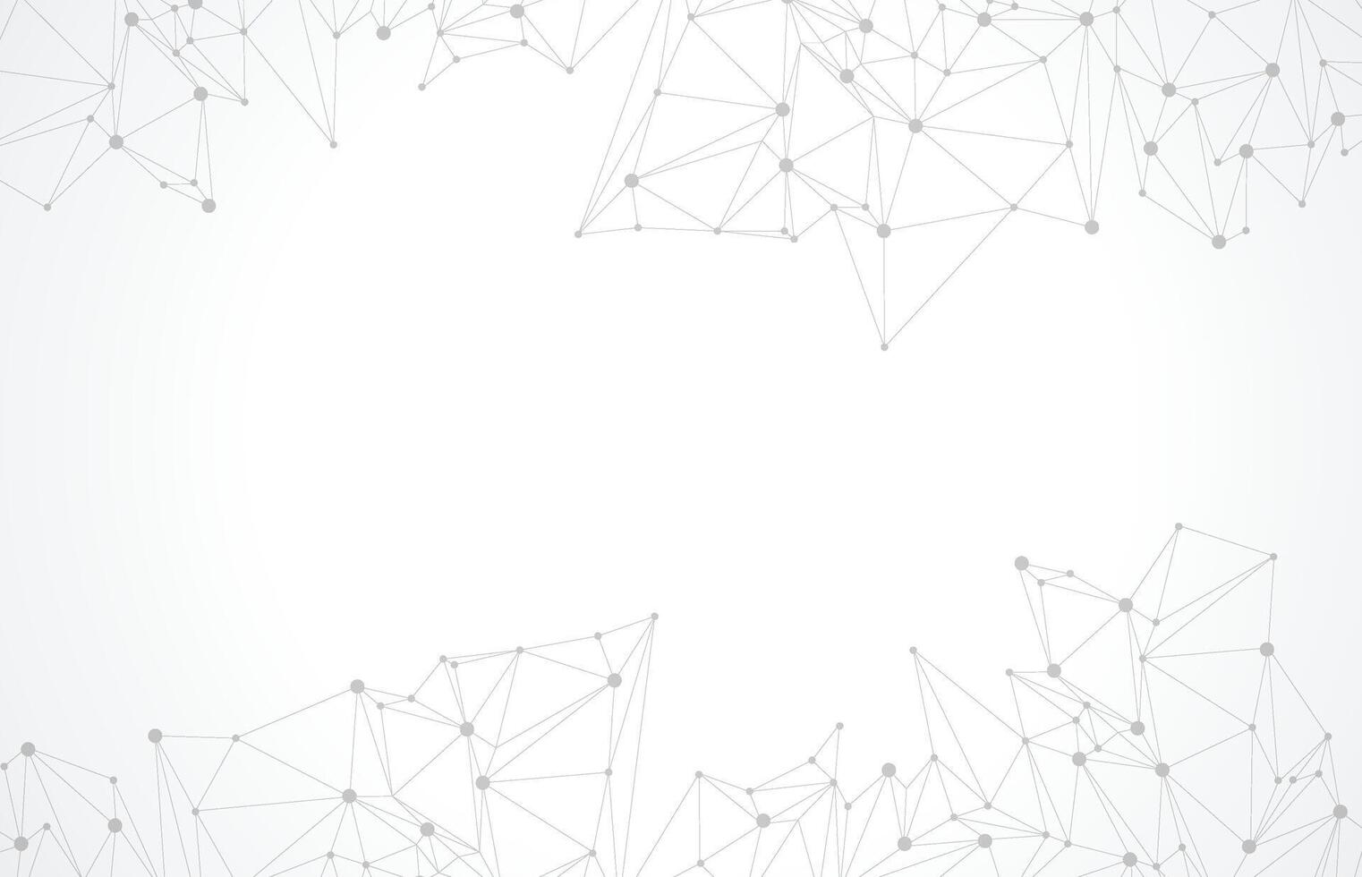 Polygonal background, connect lines and dots , technology design, science background vector