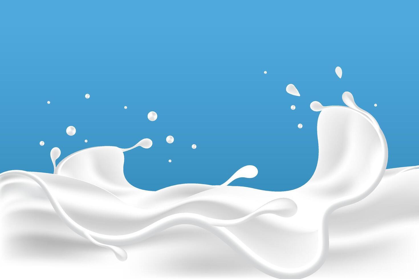 milky waves background. additional elements of milk design vector