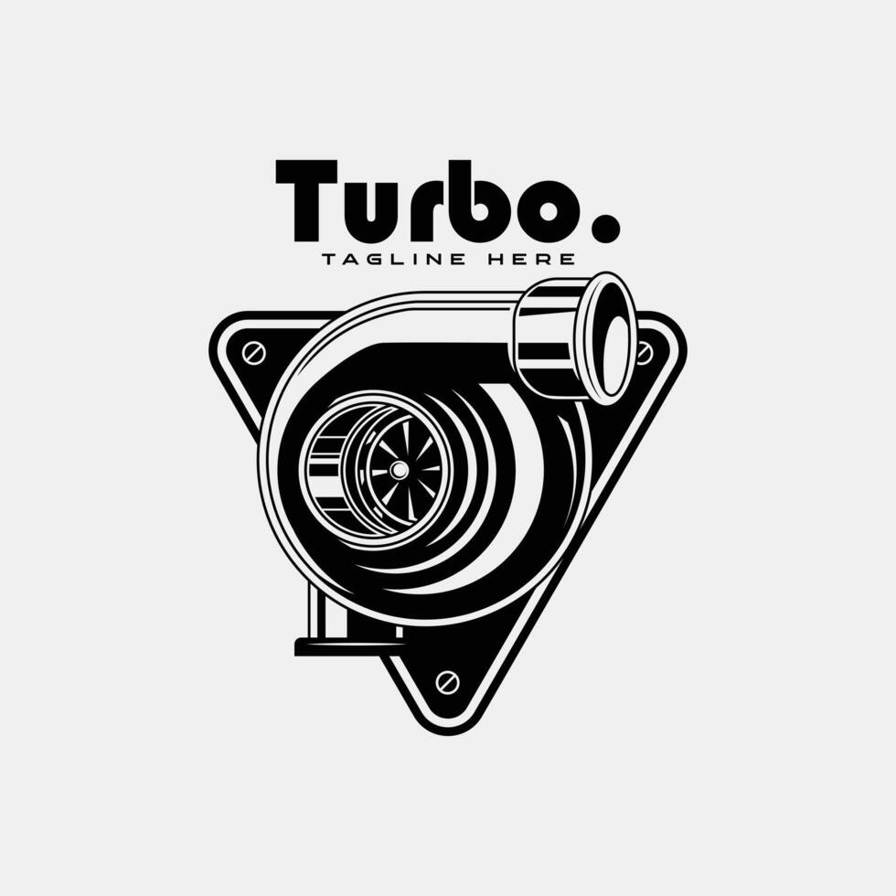 turbo template design logo vector