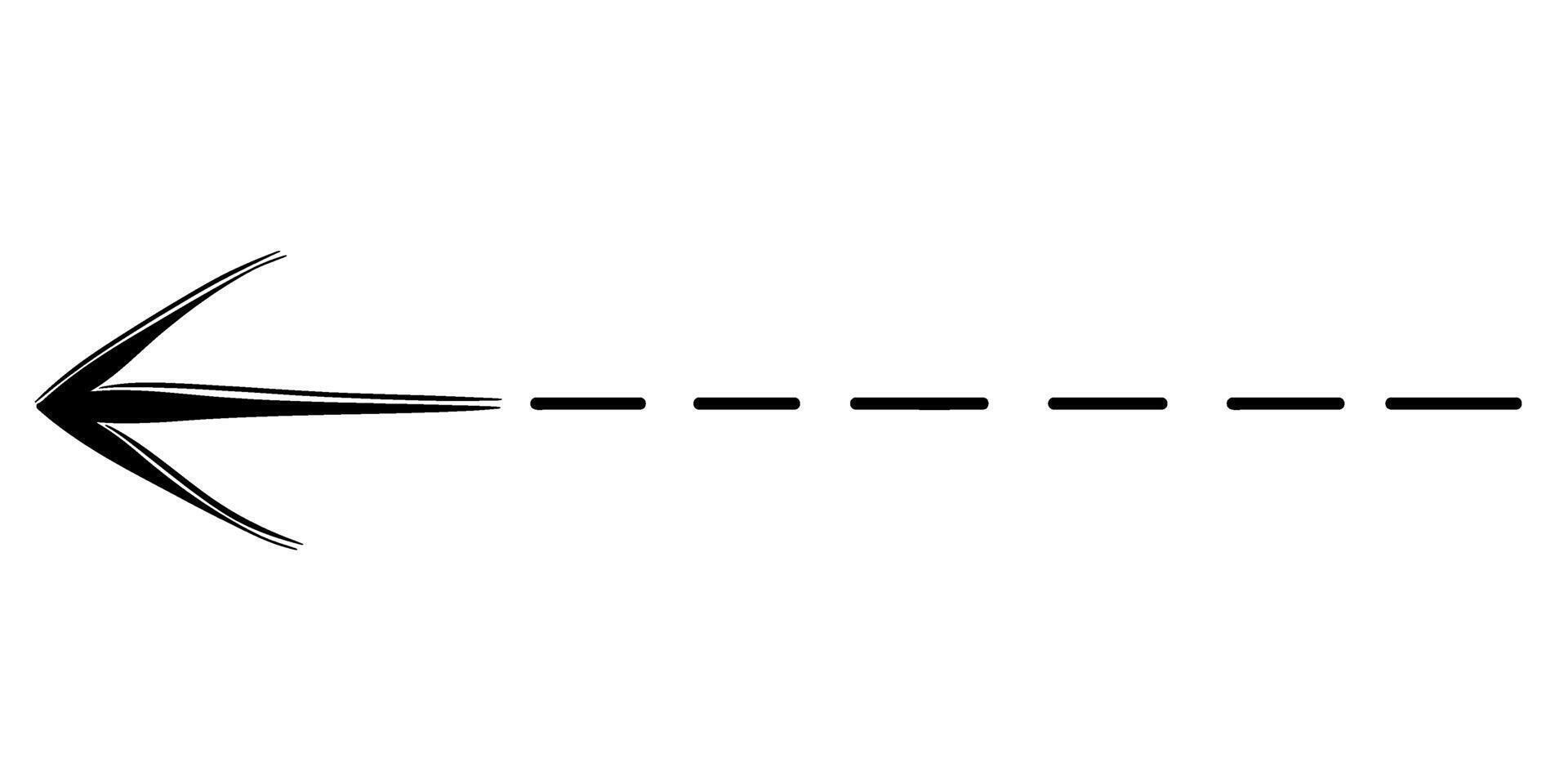 Hand Drawn doodle arrow icon. graphic illustration vector