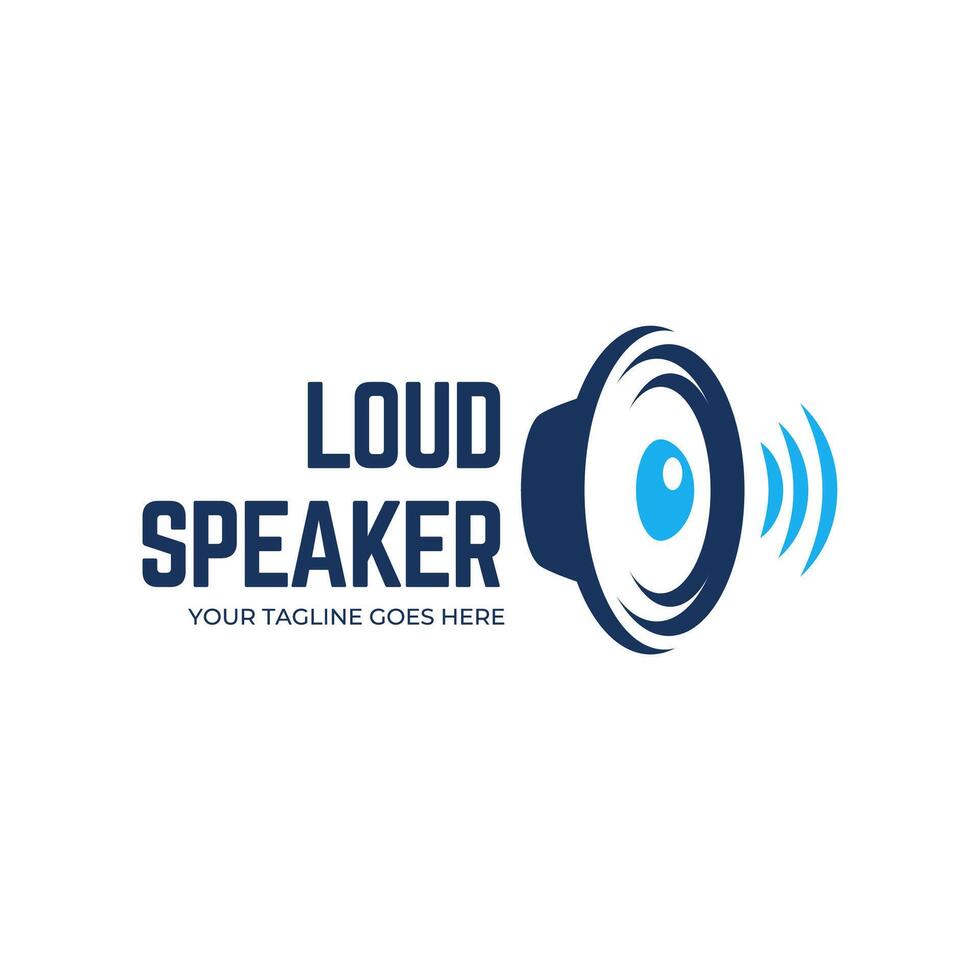 speaker sound system logo design with creative concept premium vector