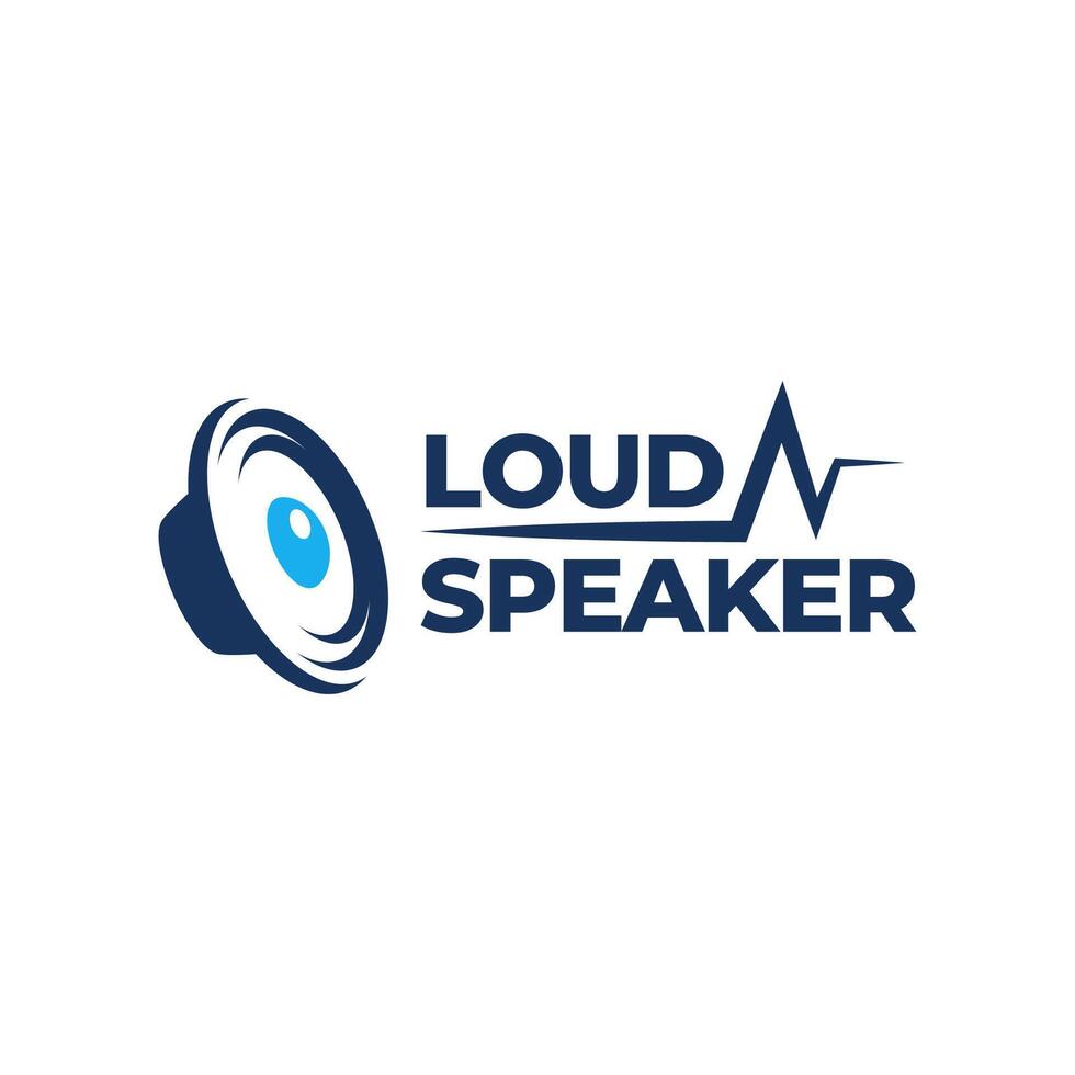 speaker sound system logo design with creative concept premium vector