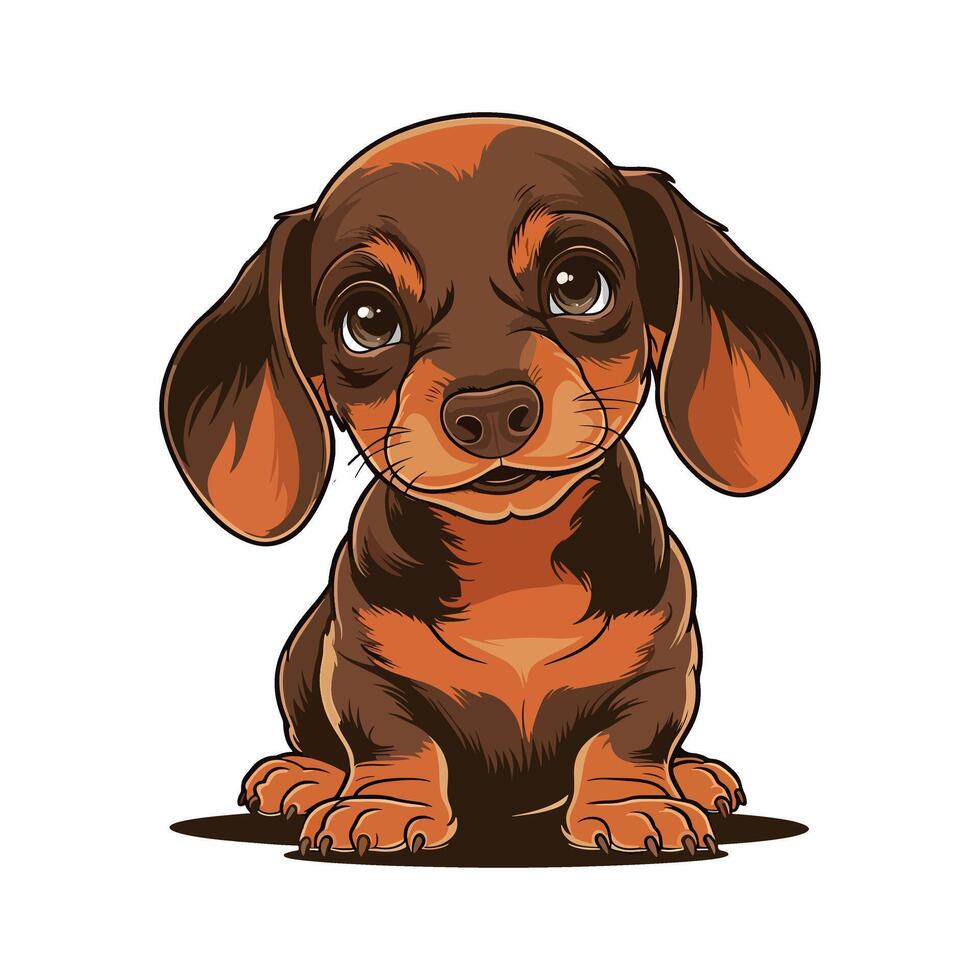 a brown dog with a brown face and a brown face vector