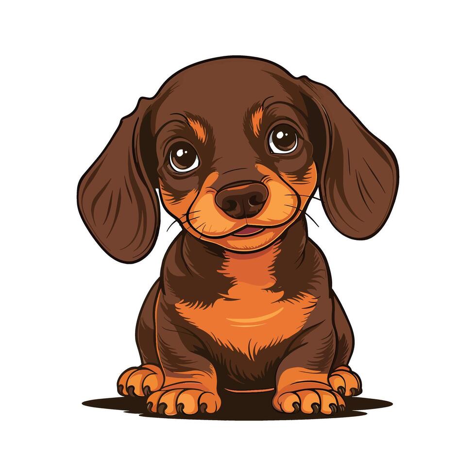 a brown dog with a brown face and a brown face vector