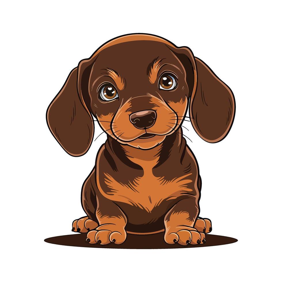 a brown dog with a brown face and a brown face vector