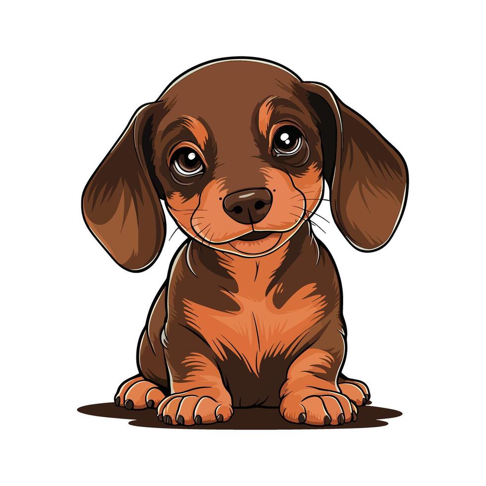 a brown dog with a brown face and a brown face vector