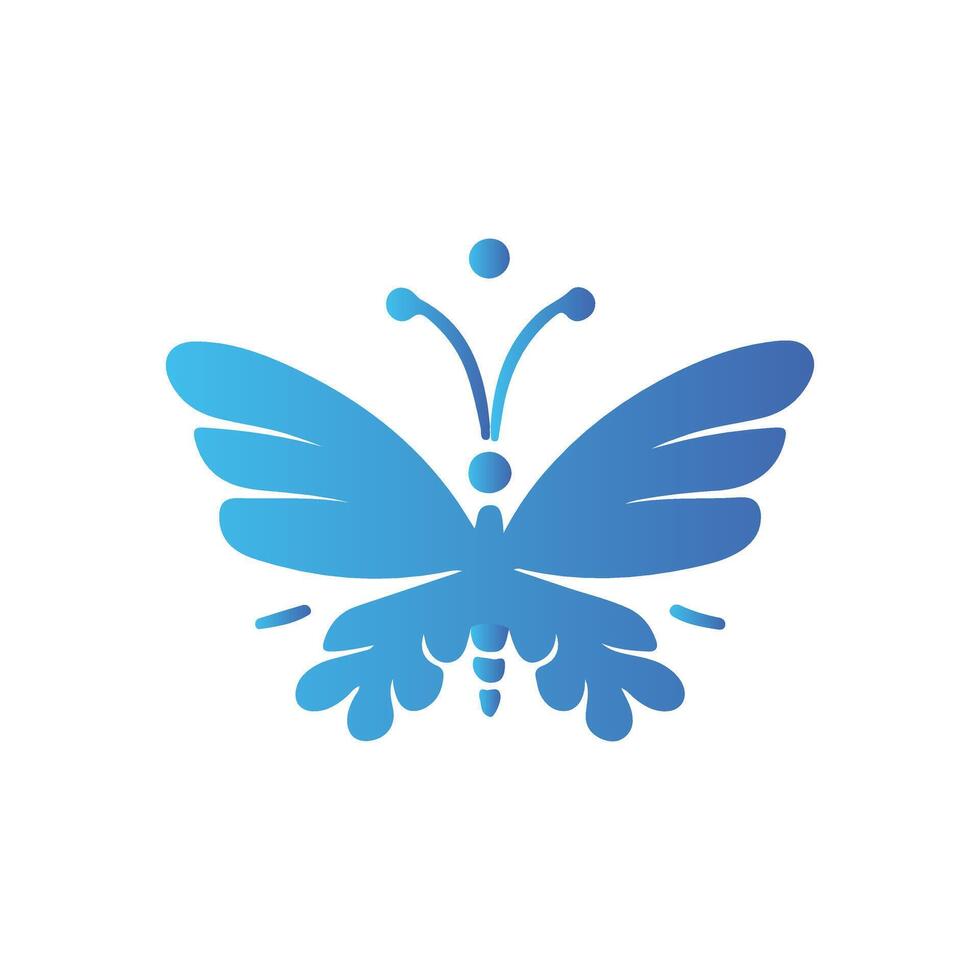Monarch butterfly silhouettes collection vector