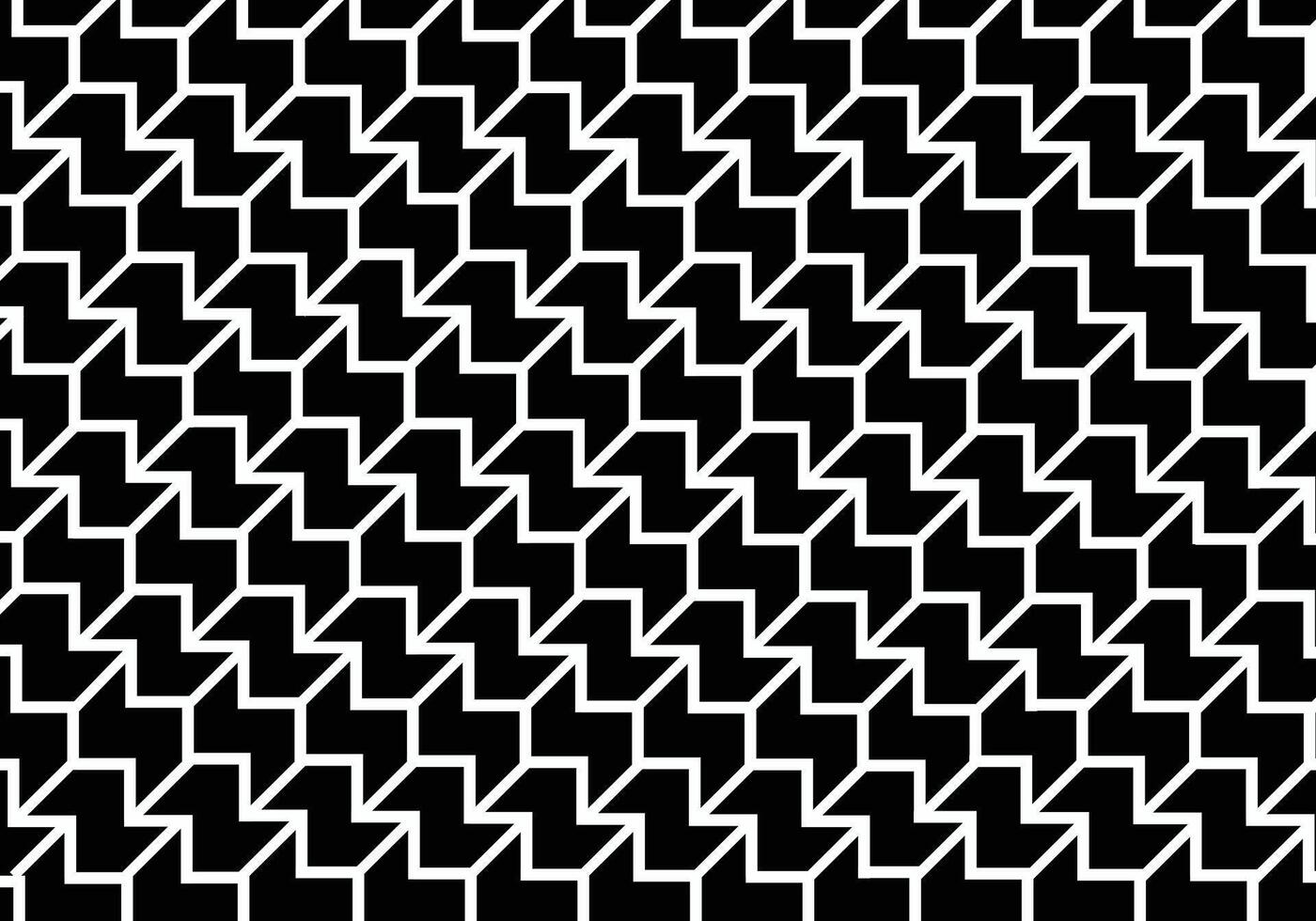Chevron line geometric black and white pattern illustration. vector