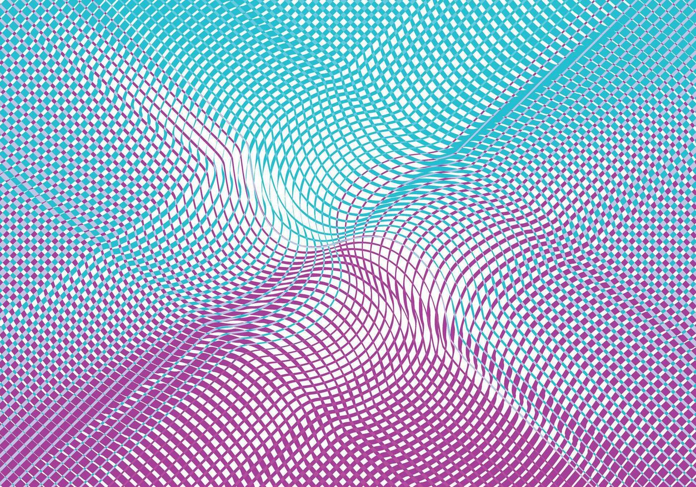 Abstract geometric wavy stripes multi color background. Abstract fluid lines rainbow color design. vector