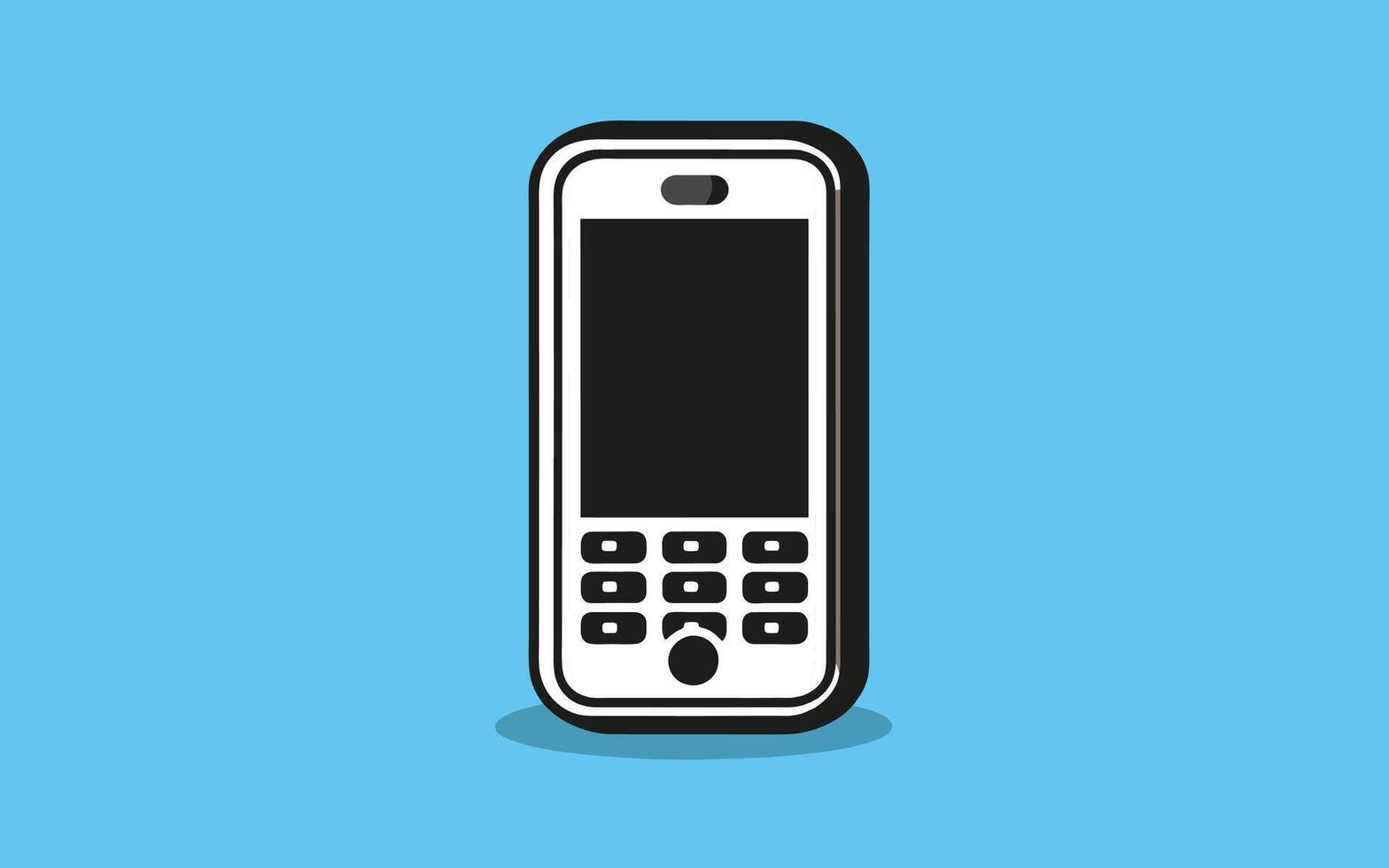 Illustration of Cell Phone Icon Symbol vector