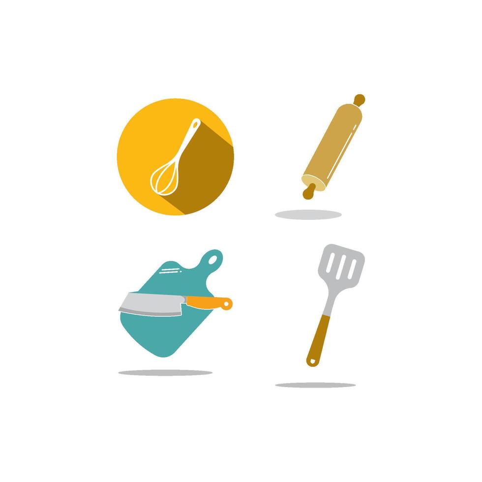 cooking tools icon vector