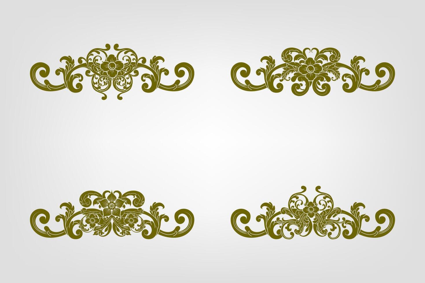 Classic Vitage Wedding Ornaments Frames Separator Elements Classic Vintage Wedding Invitation Hand Drawn vector