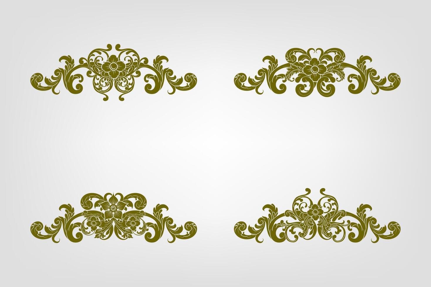 Classic Vitage Wedding Ornaments Frames Separator Elements Classic Vintage Wedding Invitation Hand Drawn vector