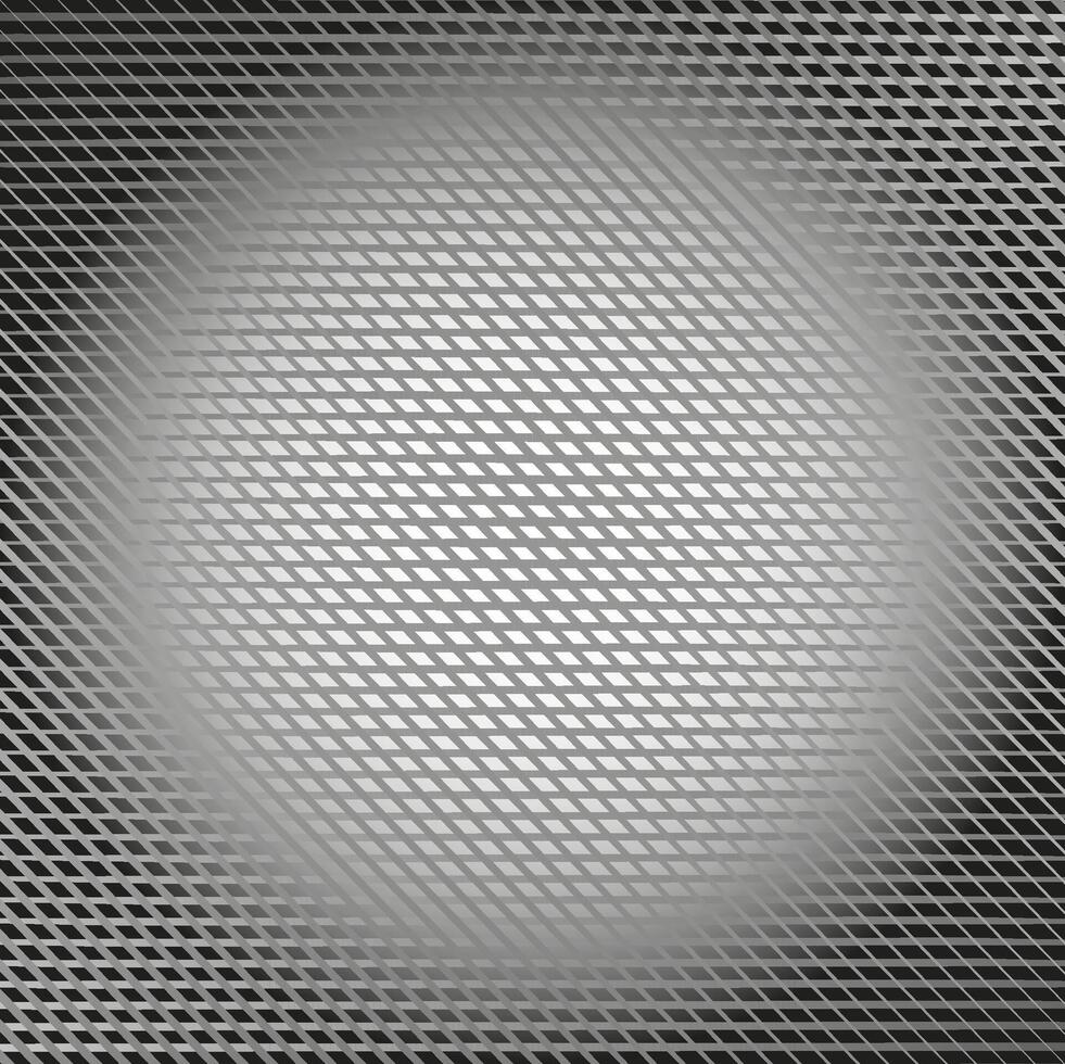 Abstract geometric monochrome background with a gray ball in the center vector