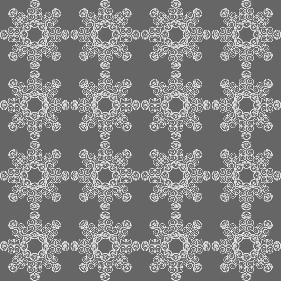 Abstract gray seamless texture with round abstract pattern vector