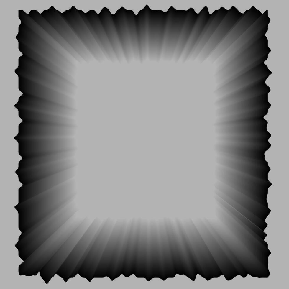 Abstract rectangular frame on gray background vector