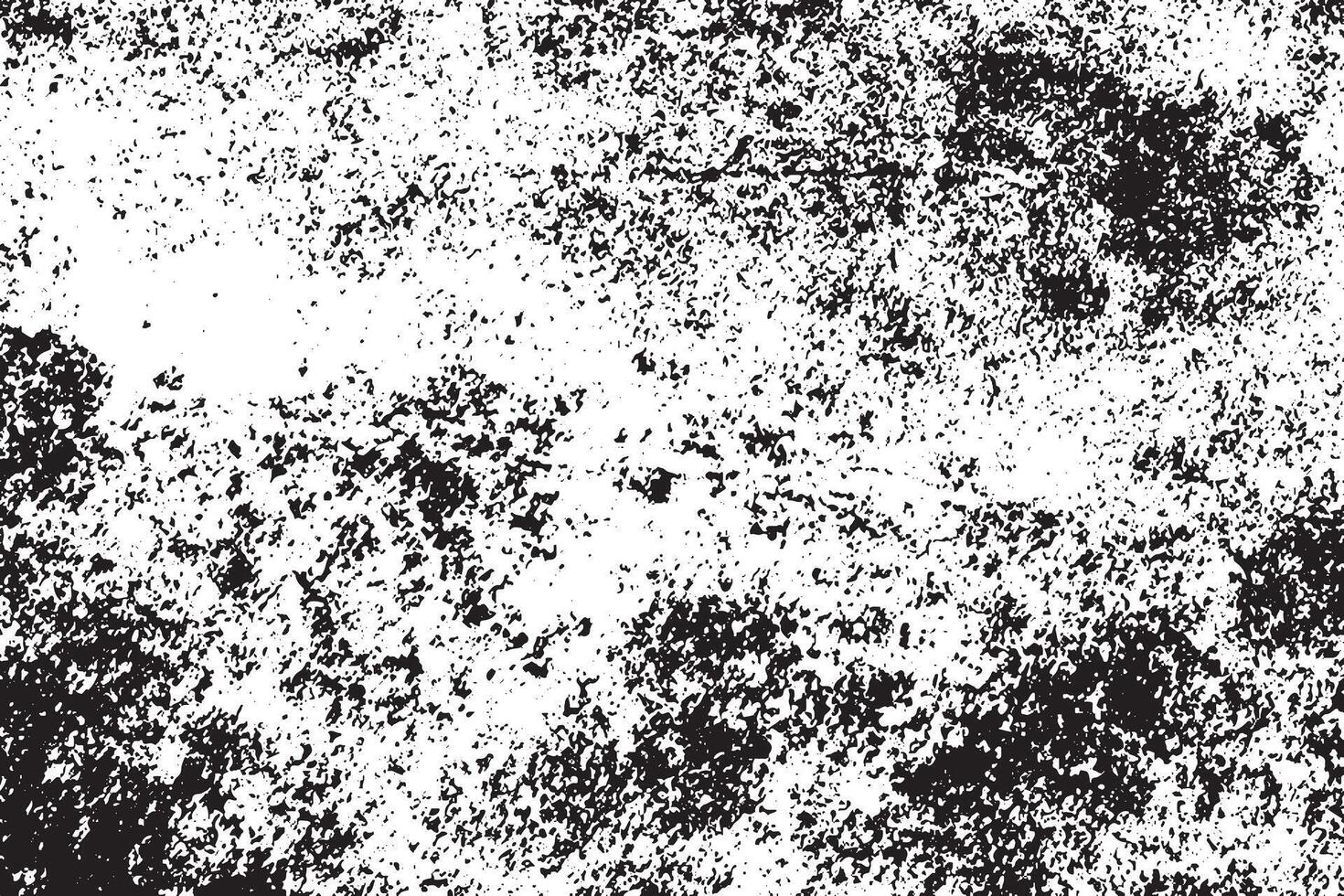 black grunge gritty monochrome rough weathered wall texture on white background, image for background texture vector