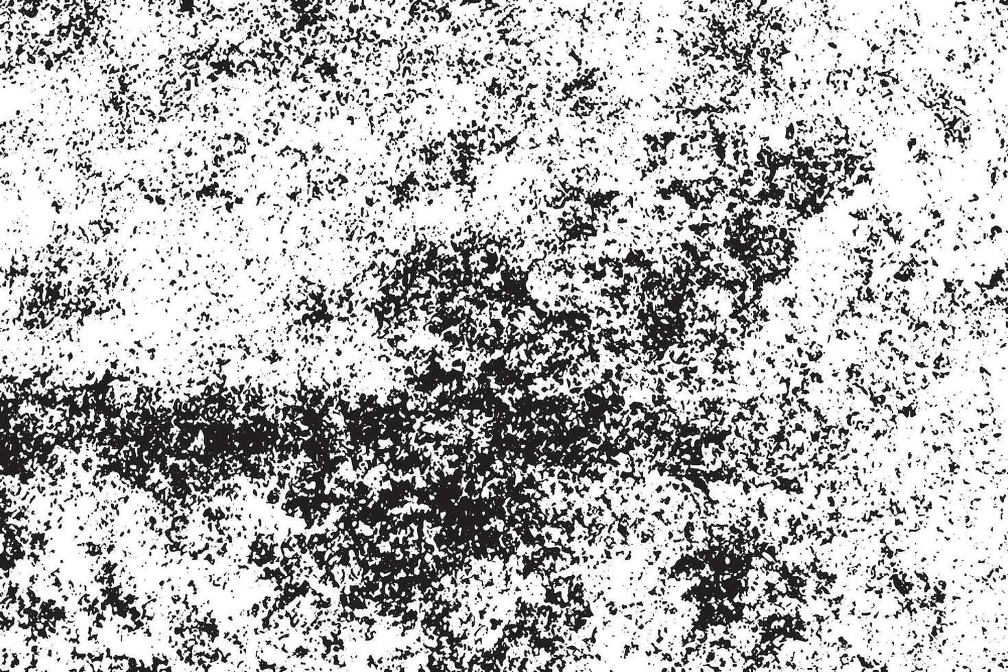 black grunge gritty monochrome rough weathered wall texture on white background, image for background texture vector