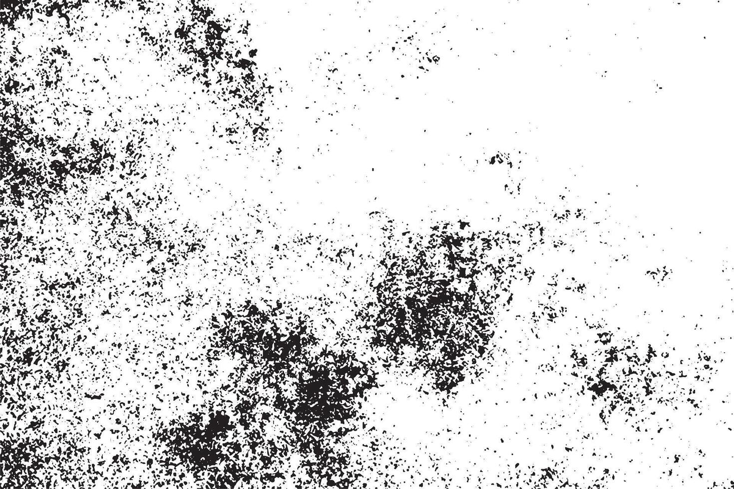 black grunge gritty monochrome rough weathered wall texture on white background, image for background texture vector