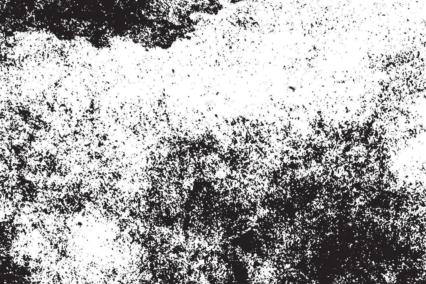 black grunge gritty monochrome rough weathered wall texture on white background, image for background texture vector