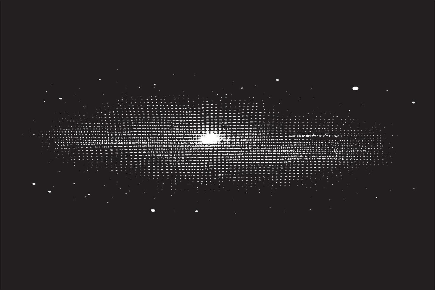 Abstract Wave Halftone Monochrome Texture - Black and White Design for Badges and Posters vector