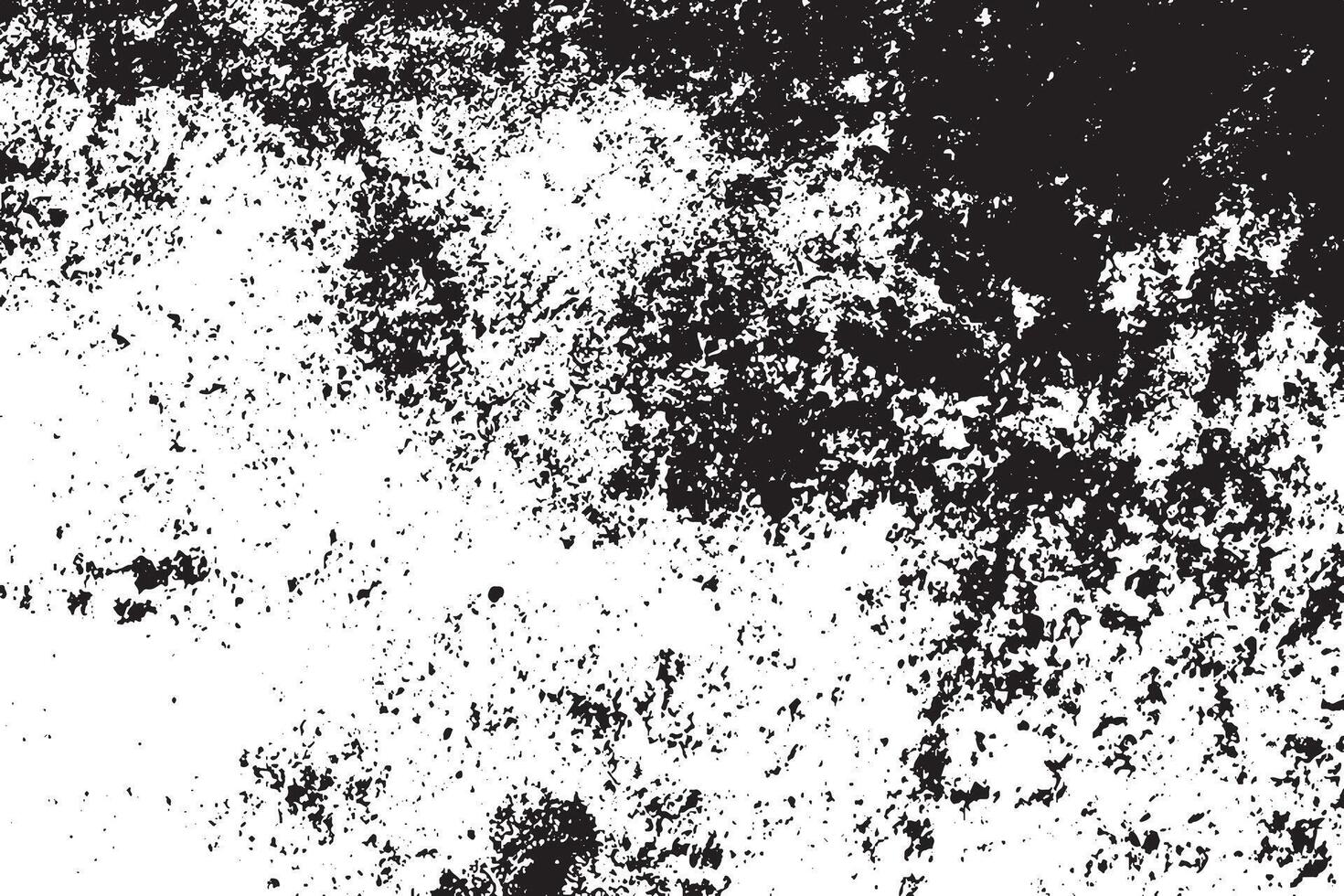 black grunge gritty monochrome rough weathered wall texture on white background, image for background texture vector