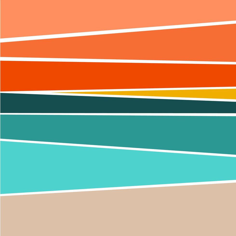 color block abstract background with white lines vector