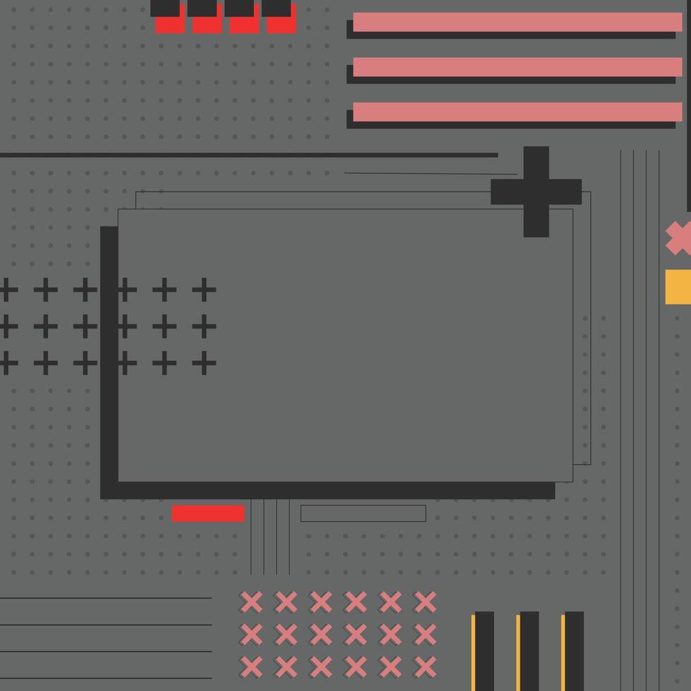 Flat geometric background. vector