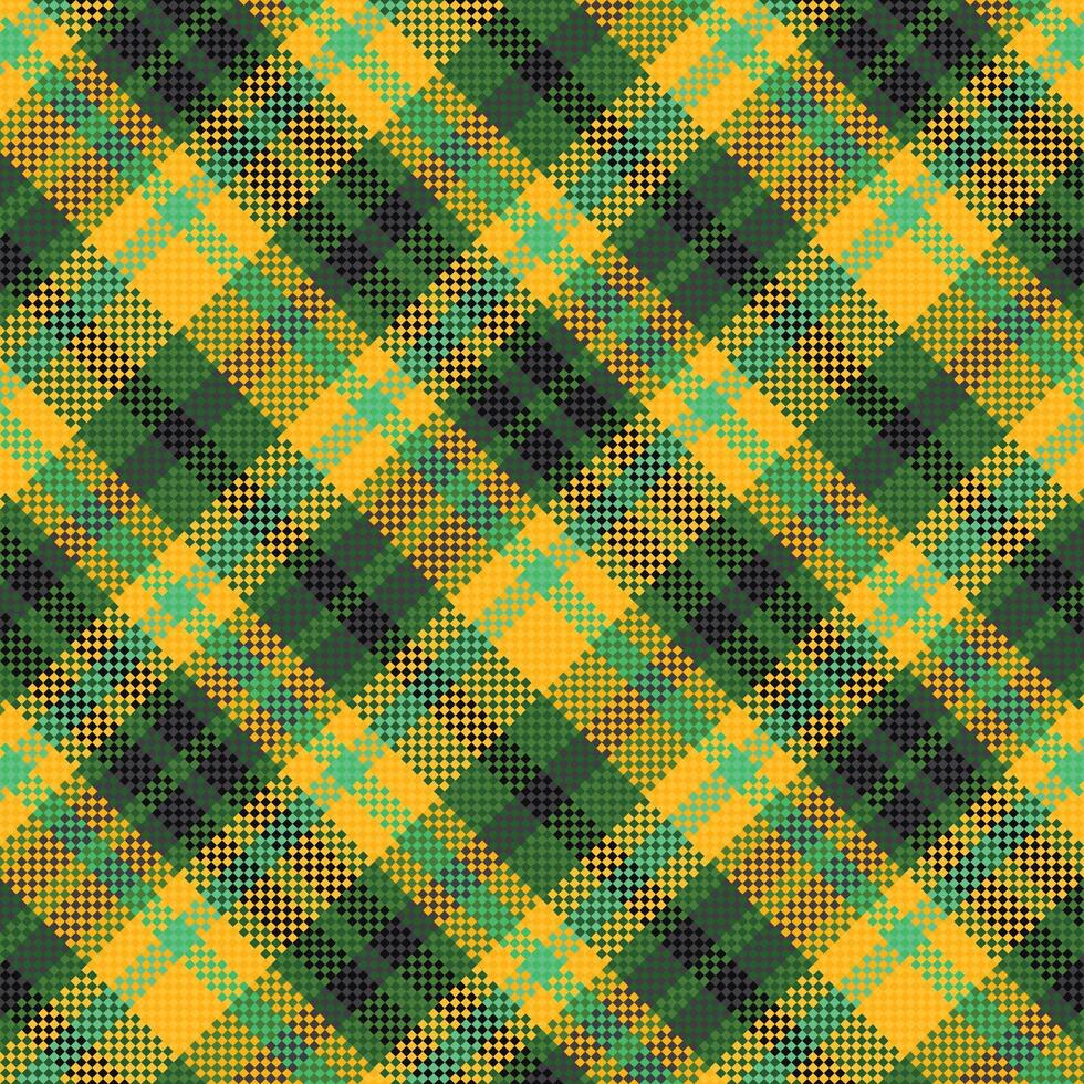 Tartan plaid pattern with texture. vector