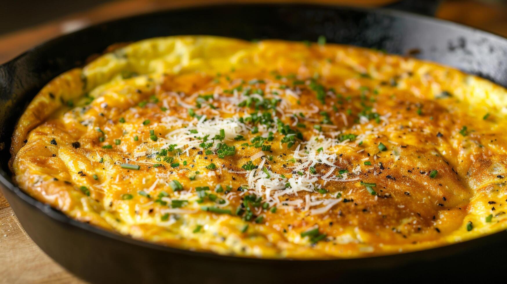 Golden Brown Frittata Ready to Serve photo