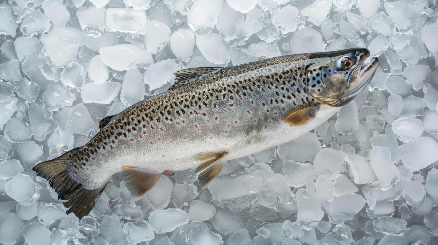 Fresh Whole Trout on Ice - Nature Finest Bounty photo