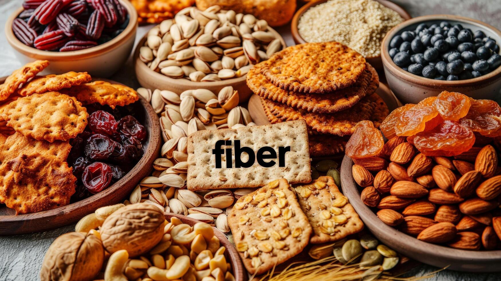 High-Fiber Snacks Platter for a Balanced Diet photo