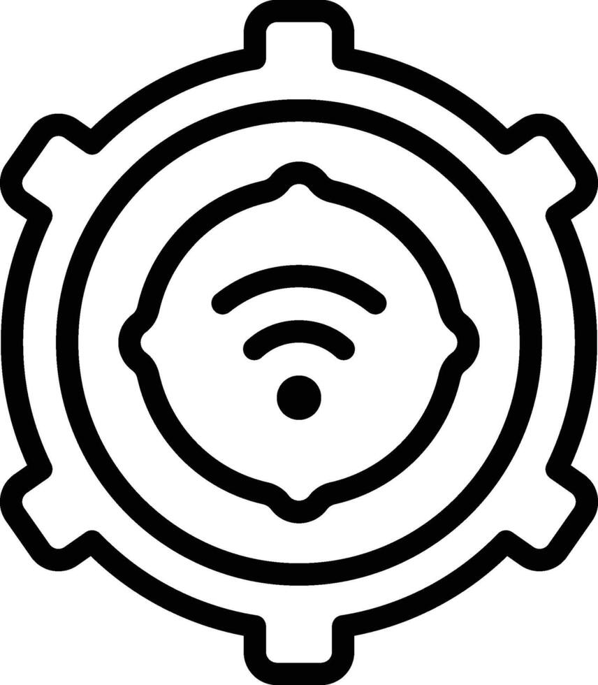 Wifi Configuration Icon. Wifi Setting Icon vector