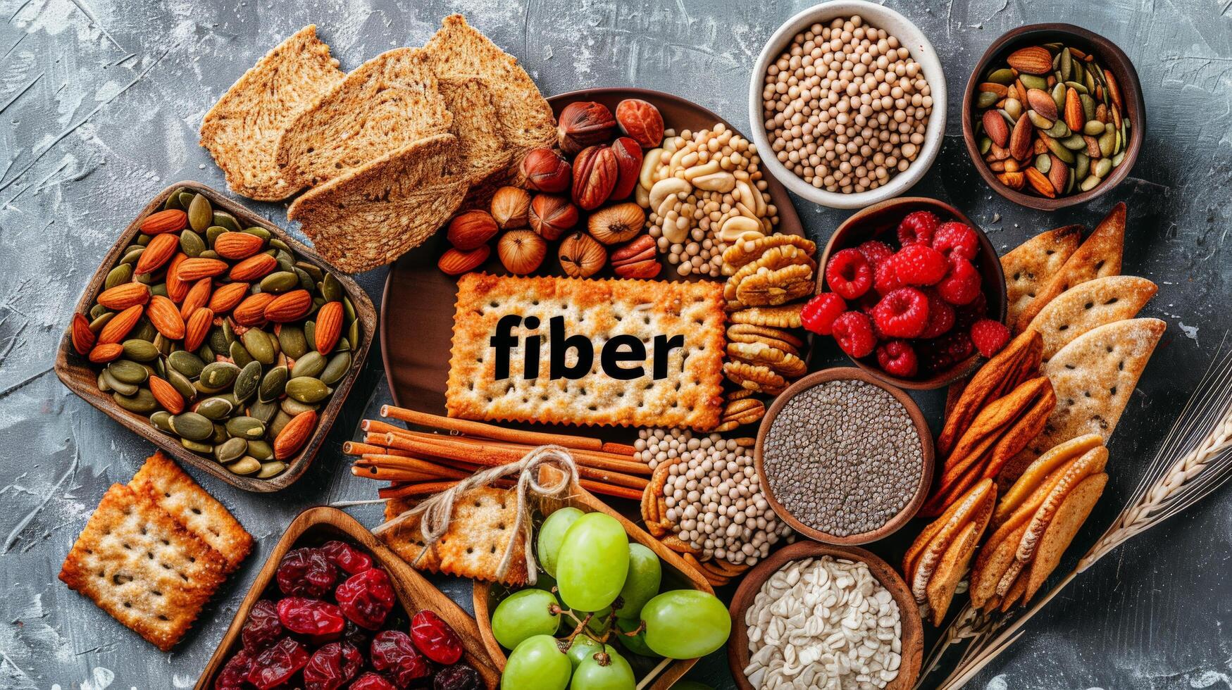 High-Fiber Snacks Platter for a Balanced Diet photo